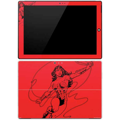 DC Comics Wonder Woman Comic Pop Surface Pro 3 Skin